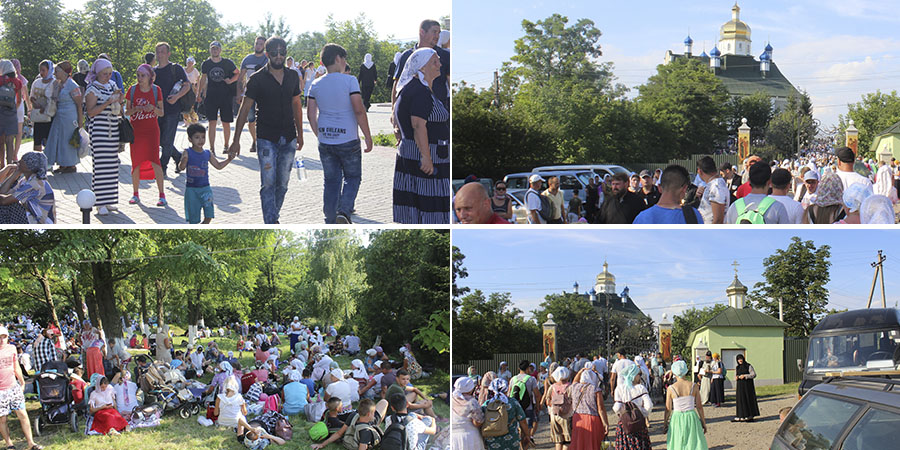 Хресна хода до Івано-Богословського монастиря